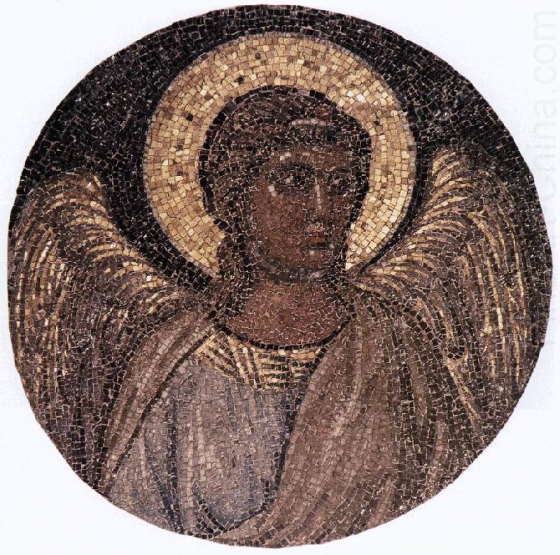 Tondo with Angel sh, GIOTTO di Bondone